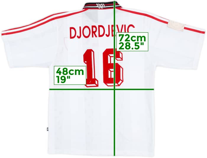 1997-98 Stuttgart Home Shirt Djordjevic #16 - 5/10 - (M)