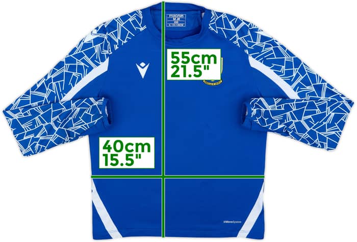 2021-22 Sheffield Wednesday Macron 1/4 Zip Training Top - 8/10 - (M.Boys)