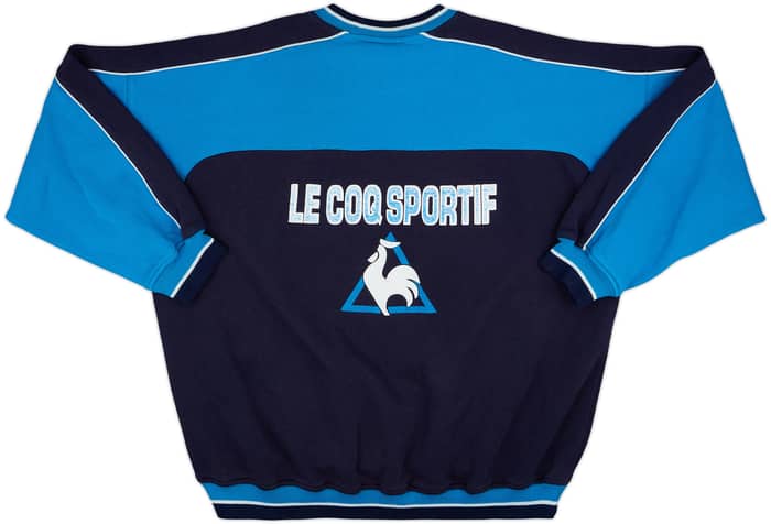 2002-03 Manchester City Player Issue Le Coq Sportif Sweat Top #34 - 6/10 - (XL)