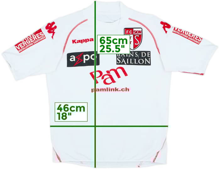 2008-09 FC Sion Home Shirt - 6/10 - (L)