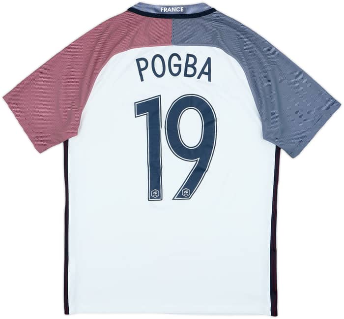 2016-17 France Away Shirt Pogba #19 - 8/10 - (M)