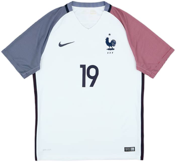 2016-17 France Away Shirt Pogba #19 - 8/10 - (M)