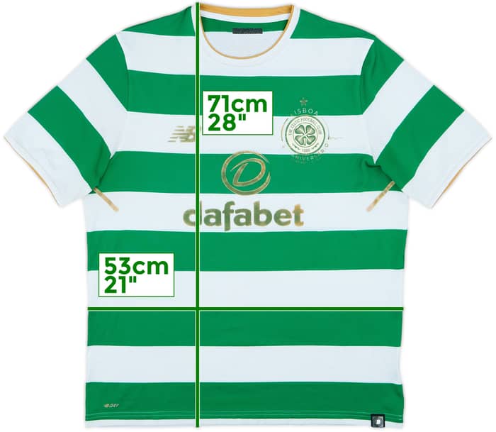 2017-18 Celtic 'Lisbon Lions 50th Anniversary' Home Shirt - 4/10 - (L)
