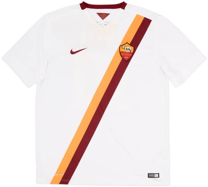 2014-15 Roma Away Shirt Totti #10 - 8/10 - (L)