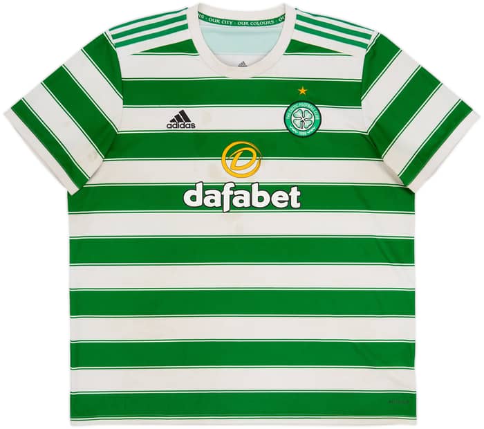 2021-22 Celtic Home Shirt - 4/10 - (XXL)