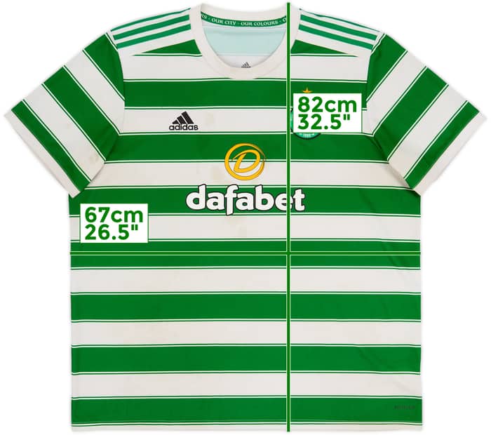 2021-22 Celtic Home Shirt - 4/10 - (XXL)