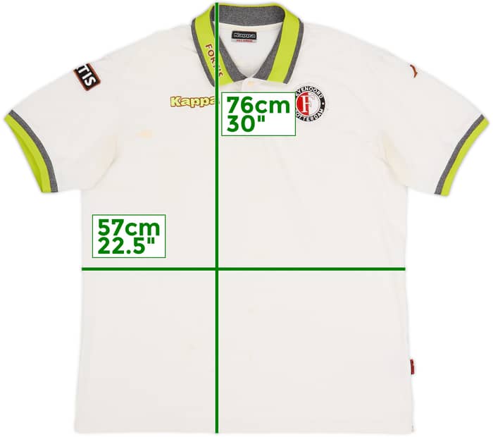 2006-07 Feyenoord Kappa Polo Shirt - 4/10 - (XXL)
