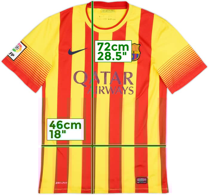 2013-15 Barcelona Away Shirt - 5/10 - (S)