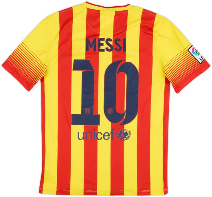 2013-15 Barcelona Away Shirt Messi #10 - 7/10 - (S)