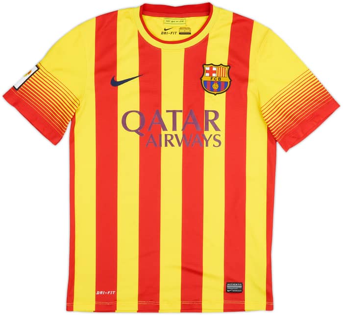 2013-15 Barcelona Away Shirt Messi #10 - 7/10 - (S)