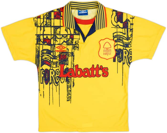 1995-97 Nottingham Forest Away Shirt #4 - 7/10 - (Y)
