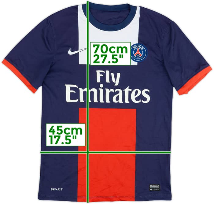 2013-14 Paris Saint-Germain Home Shirt - 5/10 - (S)