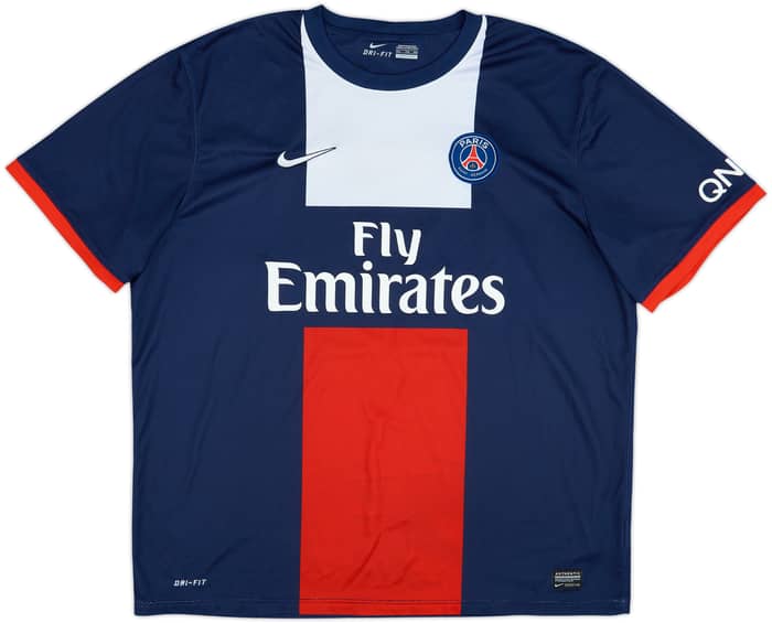 2013-14 Paris Saint-Germain Home Shirt Ibrahimovic #10 - 7/10 - (XXL)