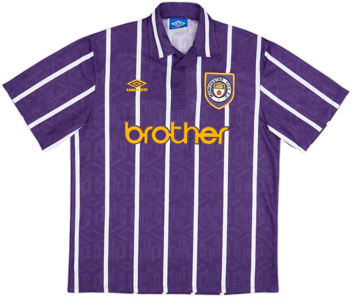 1993-94 Manchester City Away Shirt - 8/10 - (XL)