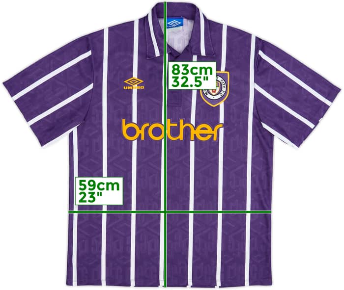 1993-94 Manchester City Away Shirt - 8/10 - (XL)