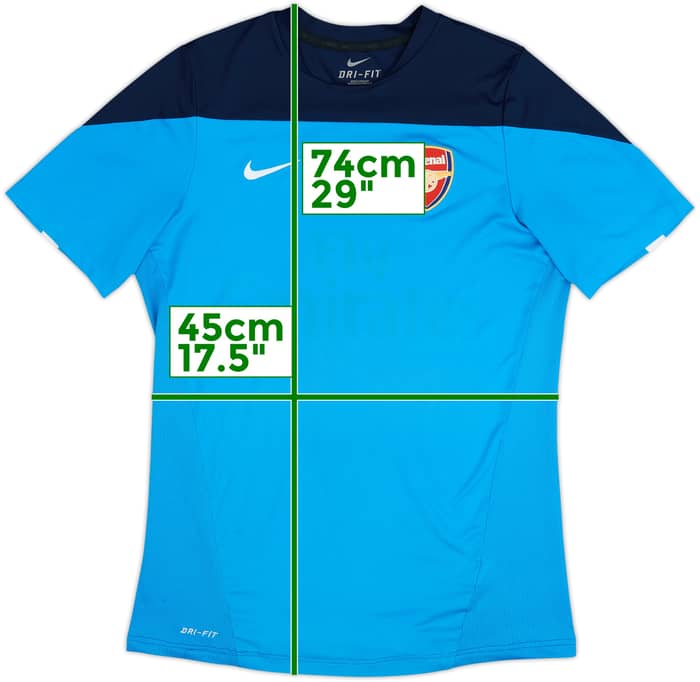 2013-14 Arsenal Nike Training Shirt - 4/10 - (M)