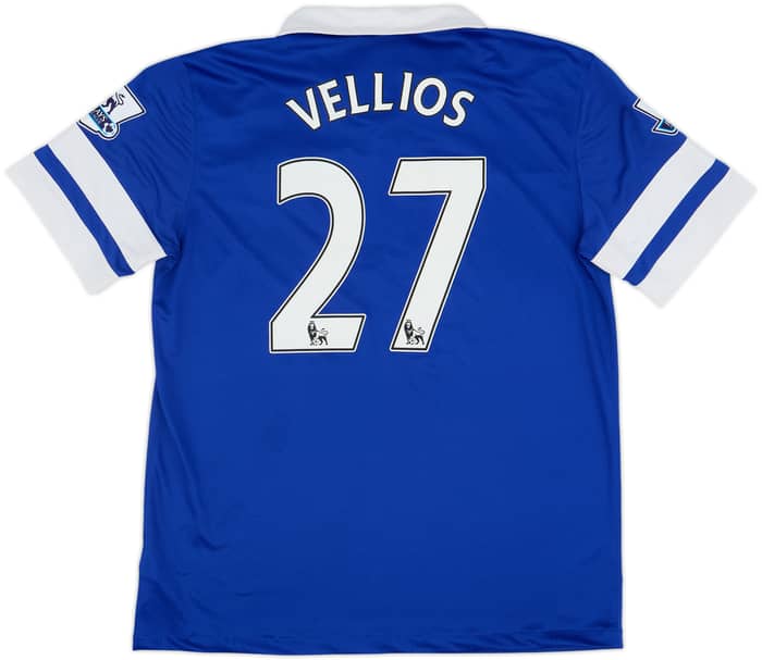 2013-14 Everton Home Shirt Vellios #27 - 7/10 - (L)