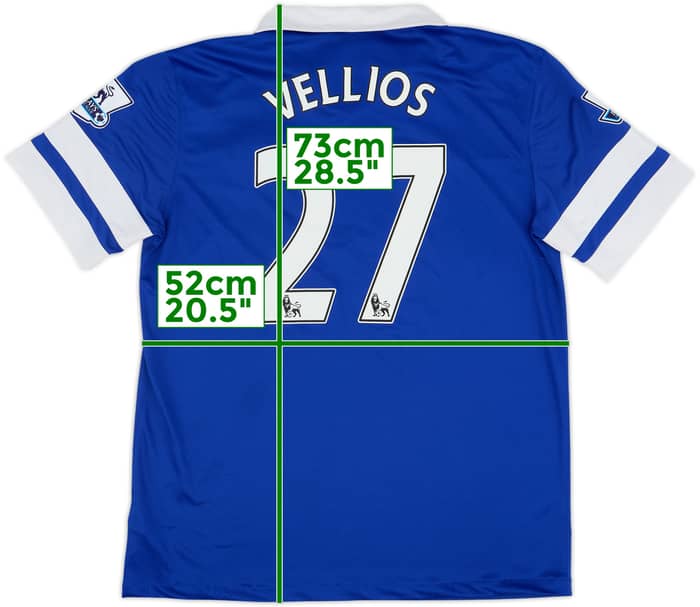 2013-14 Everton Home Shirt Vellios #27 - 7/10 - (L)