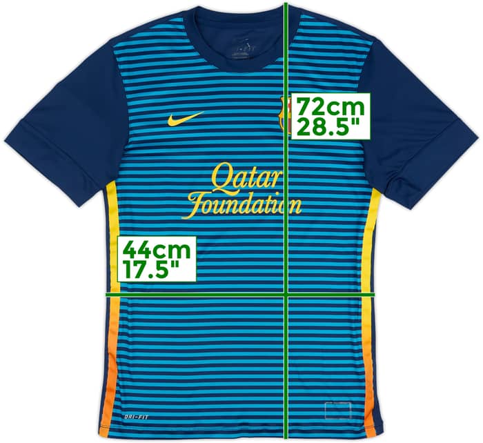 2012-13 Barcelona Nike Training Shirt - 8/10 - (S)
