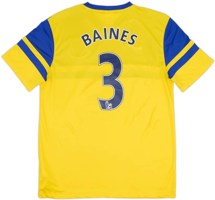 2013-14 Everton Away Shirt Baines #3 - 7/10 - (L)