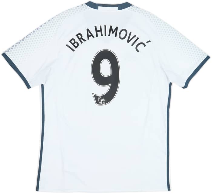 2016-17 Manchester United Tercera Camiseta Ibrahimovic #9 - 8/10 - (L)