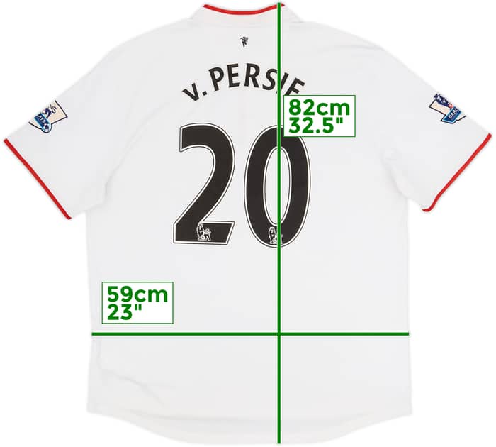 2012-14 Manchester United Away Shirt v.Persie #20 - 6/10 - (XL)