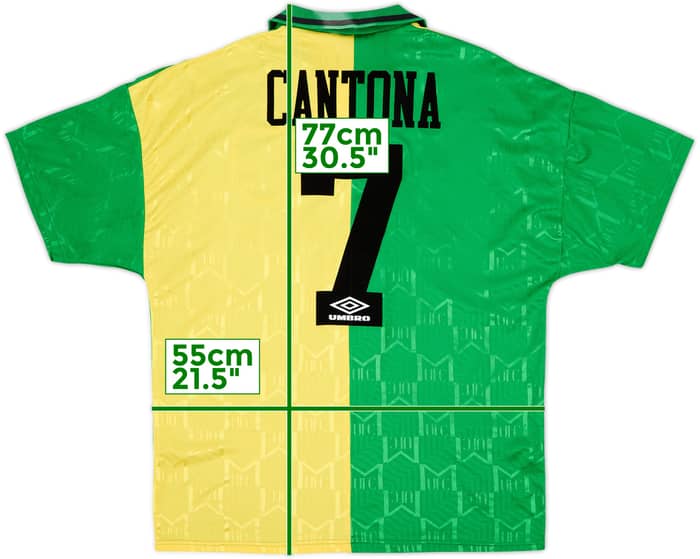 1992-94 Manchester United Camiseta de Tercera Cantona #7 - 7/10 - (L)