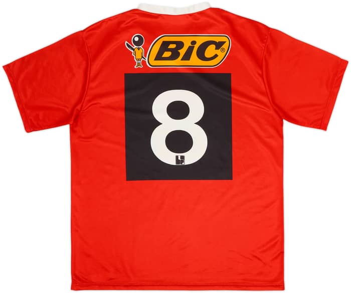 Camiseta de aficionado del Lugano 1994-95 Seb #8 - 8/10 - (XL)