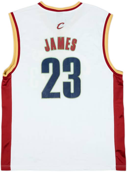 2003-06 Cleveland Cavaliers James #23 Reebok Home Jersey - 6/10 - (L)