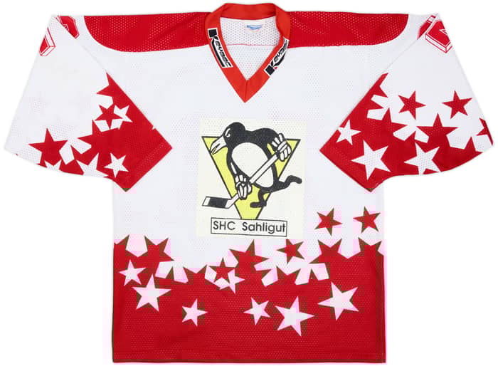 1990s SHC Sahligut Hachler #72 Keybec Home Jersey - 6/10 - (XL)