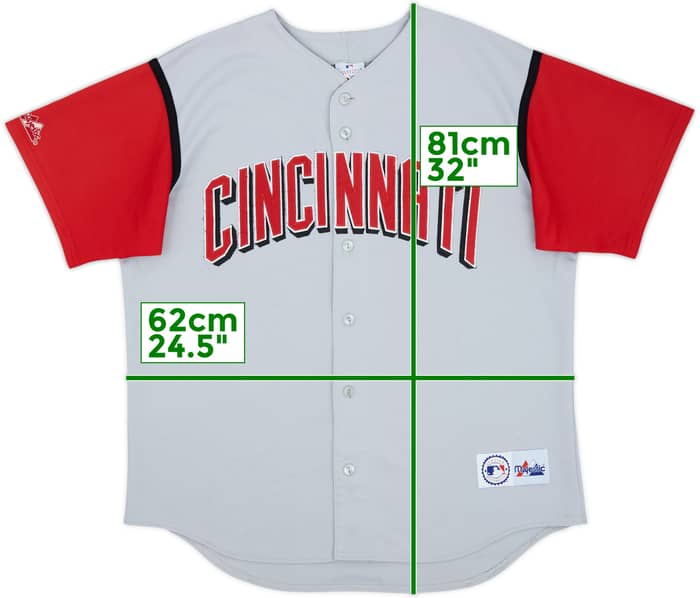 2005-06 Cincinnati Reds Majestic Away Jersey - 6/10 - (L)