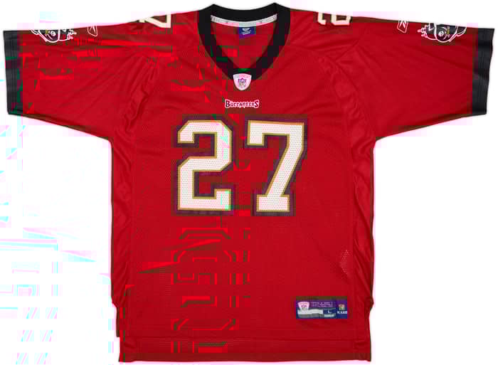 2010-11 Tampa Bay Buccaneers Blount #27 Reebok On Field Home Jersey - 6/10 - (L)