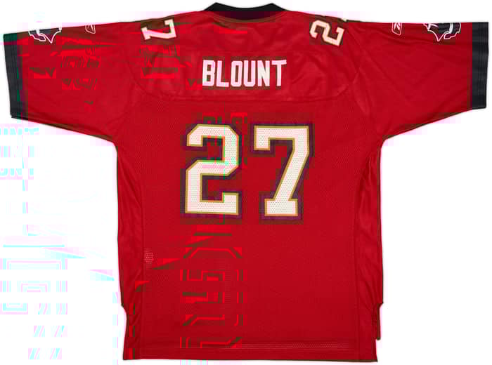 2010-11 Tampa Bay Buccaneers Blount #27 Reebok On Field Home Jersey - 6/10 - (L)