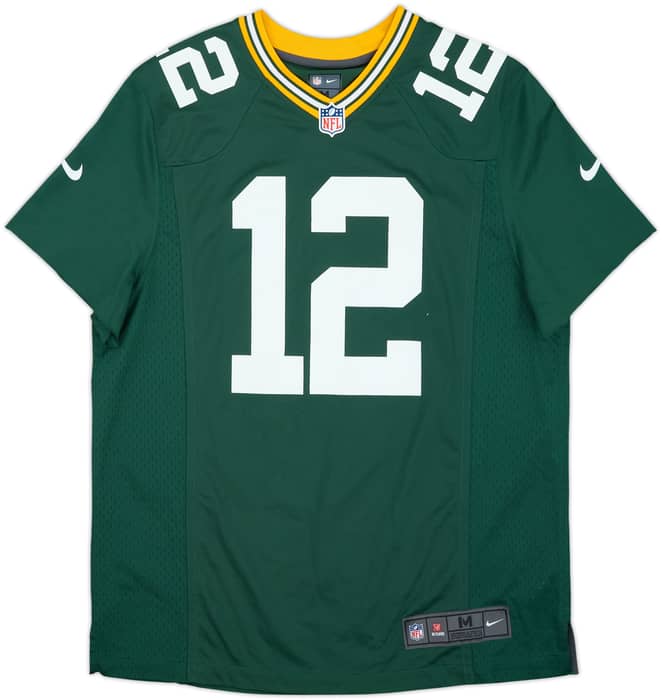 2012-22 Green Bay Packers Rodgers #12 Nike Game Home Jersey - 3/10 - (M)