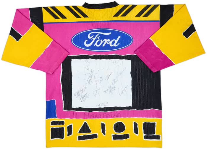 1996-97 EV Zug Hummel 'Signed' Away Jersey - 5/10 - (XL)