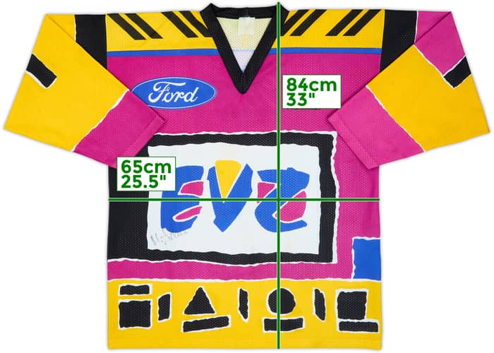 1996-97 EV Zug Hummel 'Signed' Away Jersey - 5/10 - (XL)