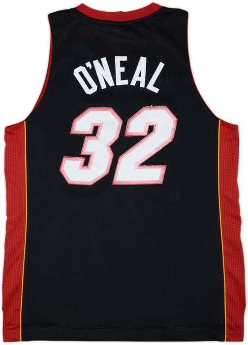2004-06 Miami Heat O'Neal #32 Reebok Swingman Away Jersey - 5/10 - (L)