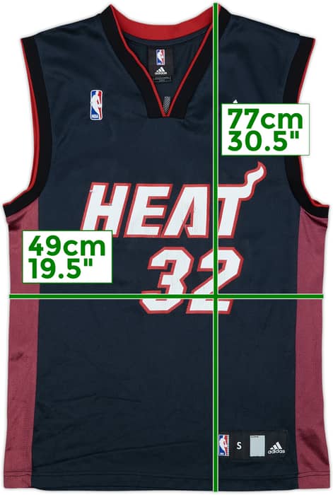 2006-07 Miami Heat O'Neal #32 adidas Away Jersey - 5/10 - (S)