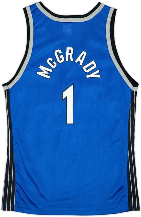 2000-02 Orlando Magic McGrady #1 Champion Away Jersey - 9/10 - (XL.Boys)