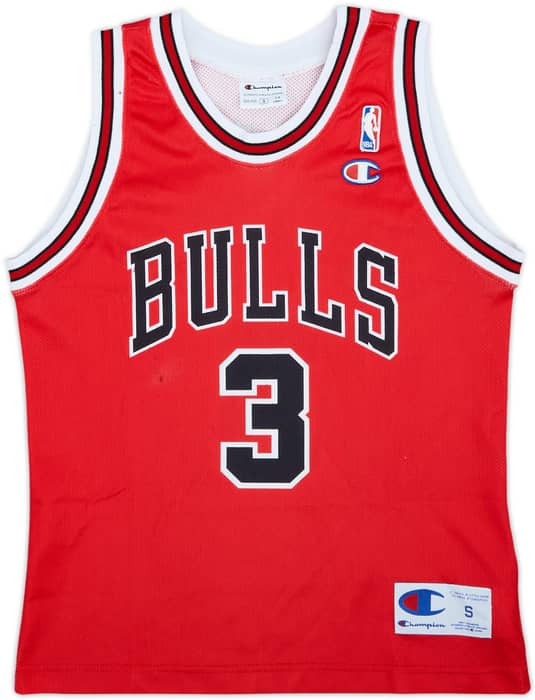 2001-06 Chicago Bulls Chandler #3 Champion Away Jersey - 6/10 - (S.Boys)