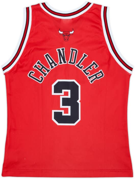 2001-06 Chicago Bulls Chandler #3 Champion Away Jersey - 6/10 - (S.Boys)