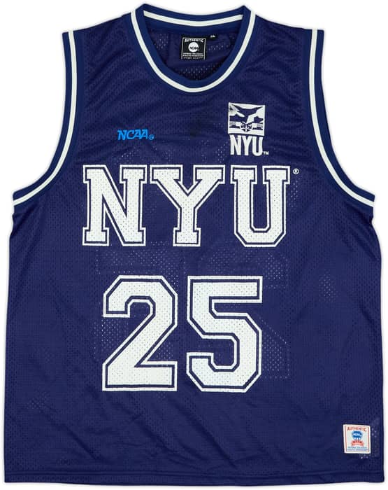 2000s NYU Violets #25 NCAA Authentic Away Jersey - 9/10 - (XL)