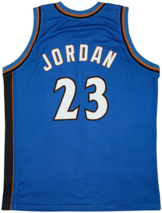 2001-03 Washington Wizards Jordan #23 Champion Away Jersey - 6/10 - (XXL)