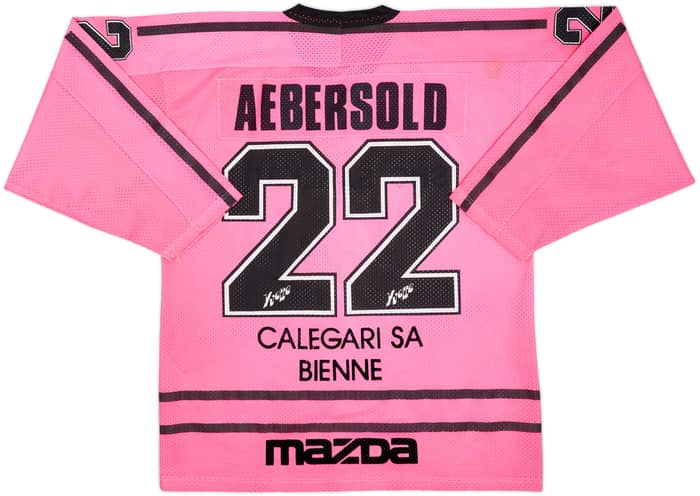 1990s SHC Sahligut Aebersold #22 Yvette Home Jersey - 7/10 - (XL)