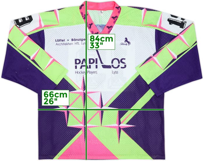 1990s Papilos Hockey #19 Blacky Template Jersey - 5/10 - (XL)