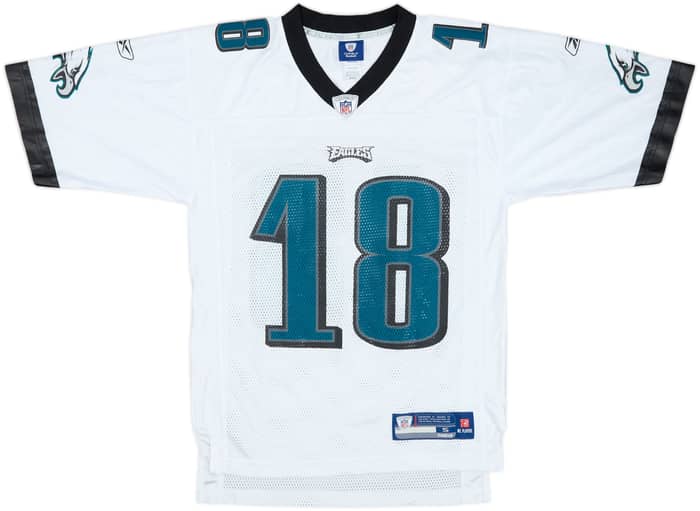 2009-11 Philadelphia Eagles Maclin #18 Reebok On Field Away Jersey - 8/10 - (S)