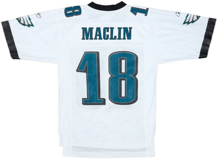 2009-11 Philadelphia Eagles Maclin #18 Reebok On Field Away Jersey - 8/10 - (S)