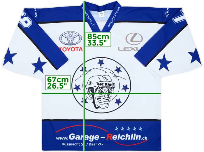 2000s HC Rigi #67 Easton Home Jersey - 6/10 - (XL)