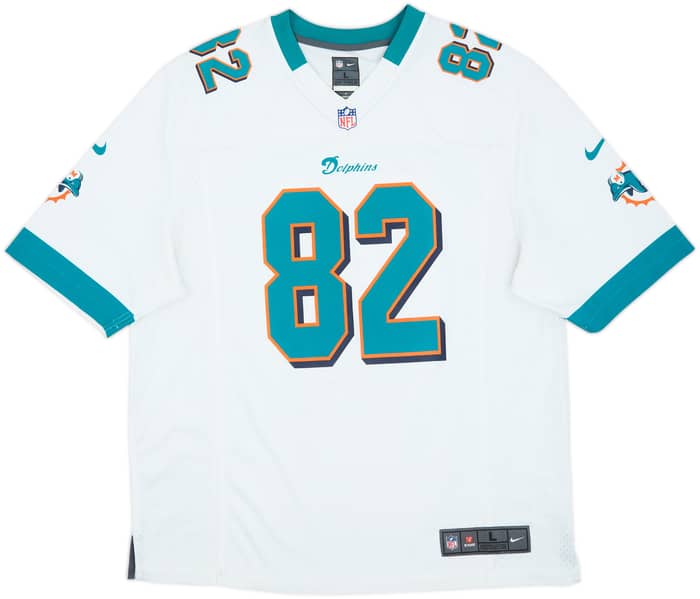 2012 Miami Dolphins Hartline #82 Nike Game Away Jersey - 7/10 - (L)
