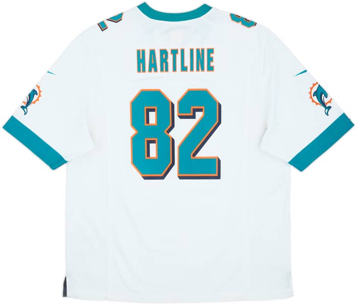 2012 Miami Dolphins Hartline #82 Nike Game Away Jersey - 7/10 - (L)